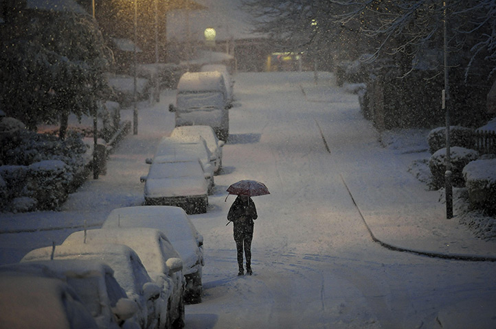 snow in uk: Bristol 