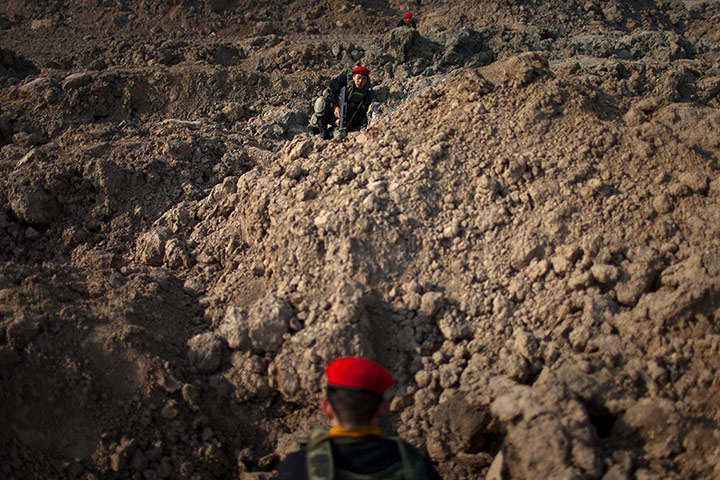 24 Hours: Trainees at the Genghis Security Academy, a bodyguard school in Beijing, China, prepare to launch an ambush