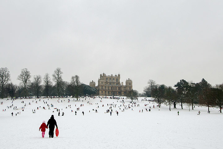 Snow: Nottingham snow