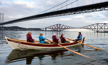 Coastal rowing craze inspired by traditional Scottish fishing skiff 