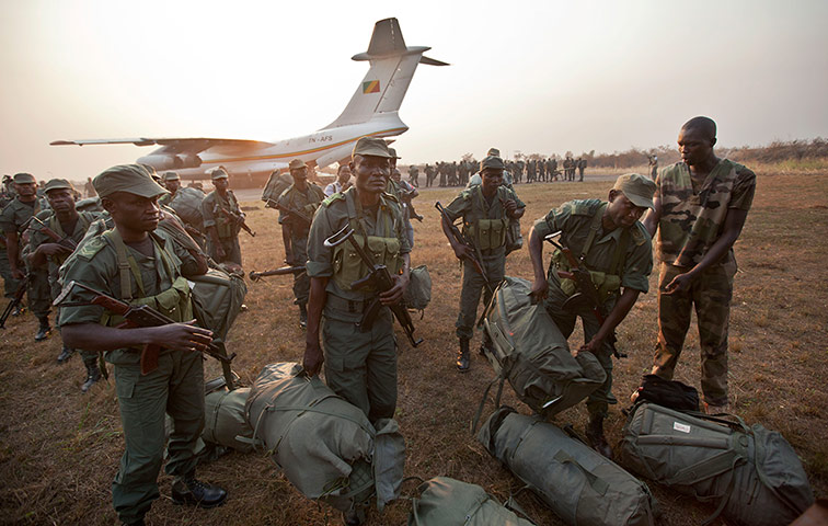 African Troops in CAR: From the Agencies: AP's Ben Curtis in Central African Republic