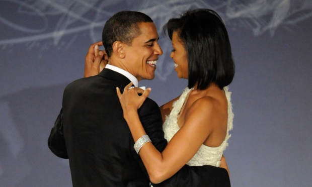 The way they were...  Barack and Michelle Obama dance at the Washington Hilton on January 20, 2009.