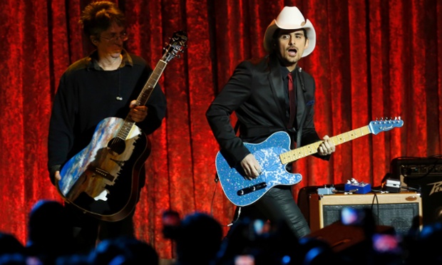 Country star Brad Paisley, who opened the Commander-in-Chief's Ball, plays the Inaugural Ball. Busy chap.