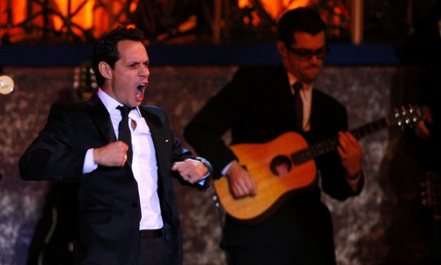 Marc Anthony performs at the Commander-in-Chief's Ball.