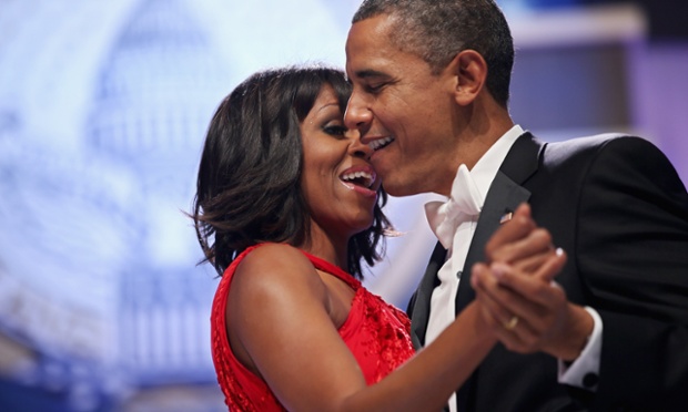 The way they are... the Obamas dance at the Inaugural Ball.