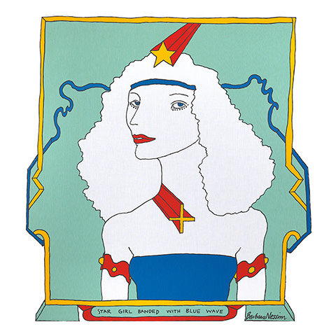 Barbara Nessim: Star Girl Banded with Blue Wave, 1966