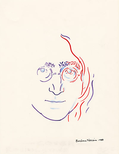 Barbara Nessim: Lennon Remembered, 1988 