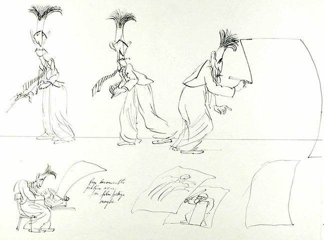 Orwell by Steadman: Sketches of Orwell.