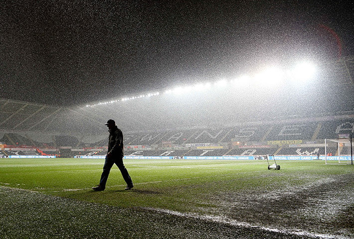 carling cup: Swansea City v Chelsea - Capital One Cup Semi Final Second Leg