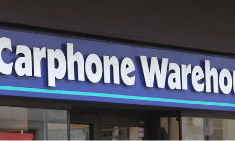 Carphone Warehouse beats predictions with 16% rise in UK revenue