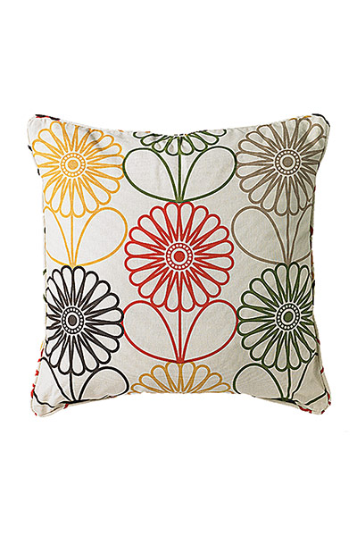 Homes: brights: Sustain floral cushion, £6.50, wilkinsonplus.com. Available from March