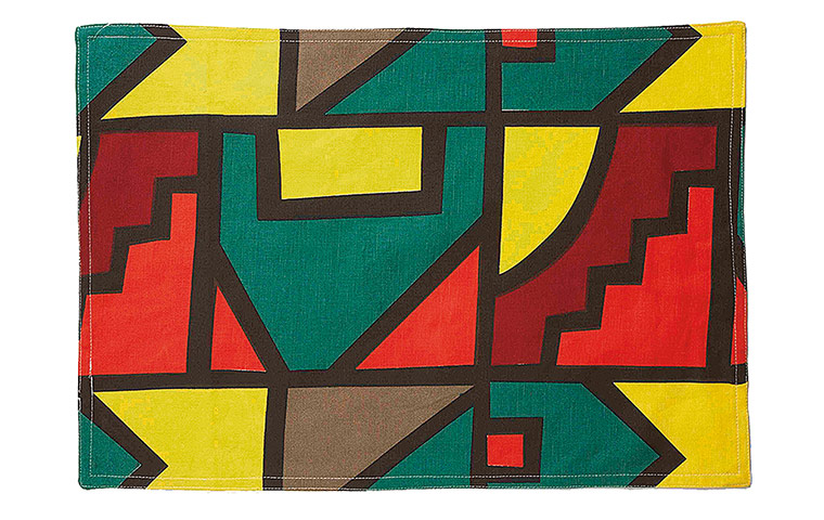 Homes: brights: Maasai placemat, £17.50, sukicheema.com. Available from February