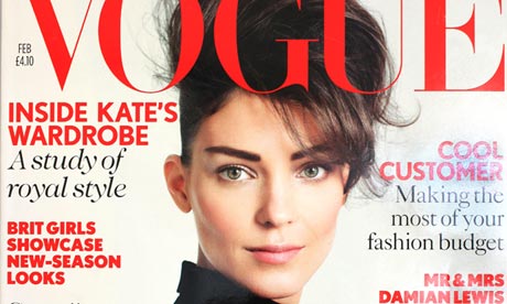 The February 2013 cover of UK Vogue