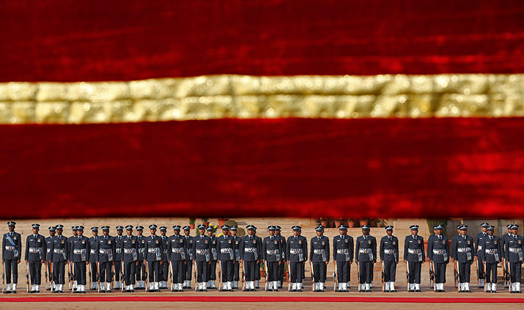 20 Photos: Soldiers at reception for Bhutan's King Jigme Khesar Namgyel Wangchuck