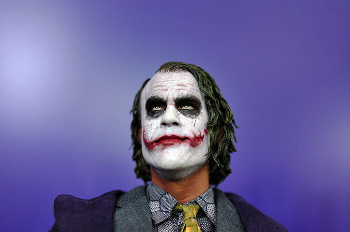 20 Photos: A model of The Joker is displayed at the London Toy Fair