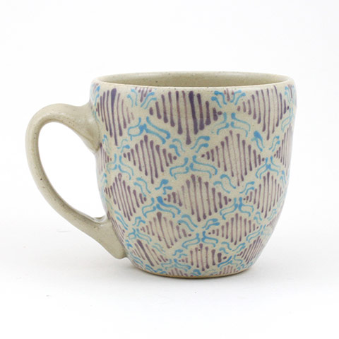 Simple things: Kantha-stitched mug