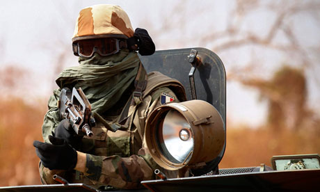 French soldier in Mali