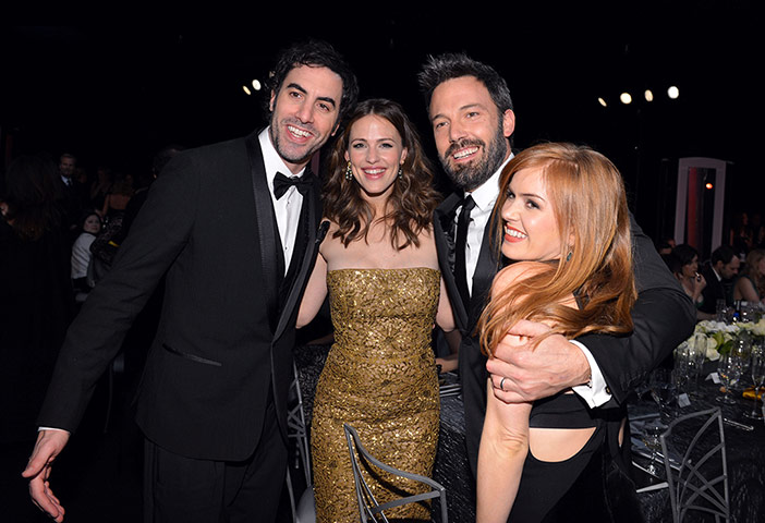 Film awards: Sacha Baron Cohen, Jennifer Garner, Ben Affleck, and Isla Fisher