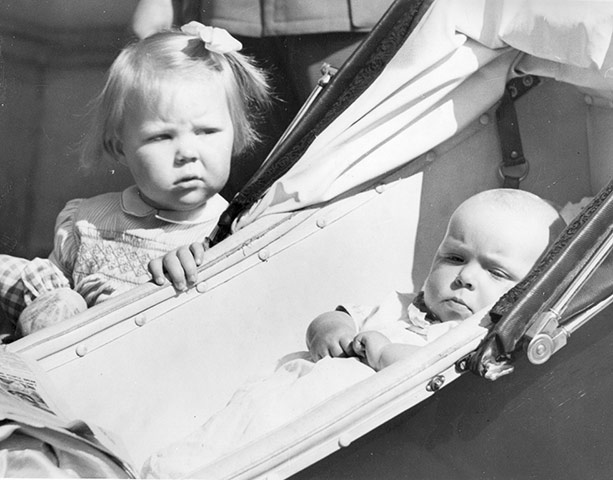 Queen Beatrix: Princess Beatrix with her sister Princess Irene