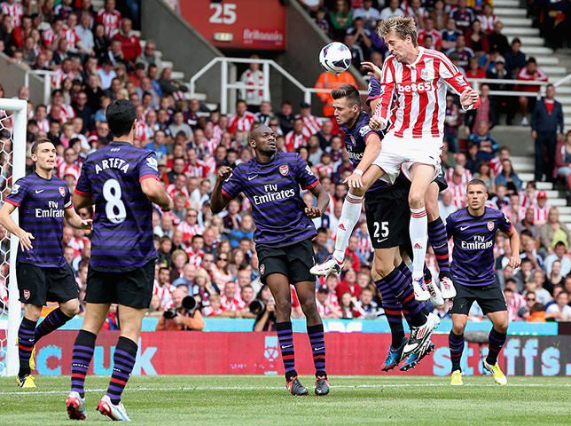 football transfers: Stoke City v Arsenal -  Barclays Premier League