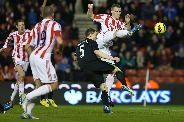 tuesday's matches:  Ryan Shawcross scores