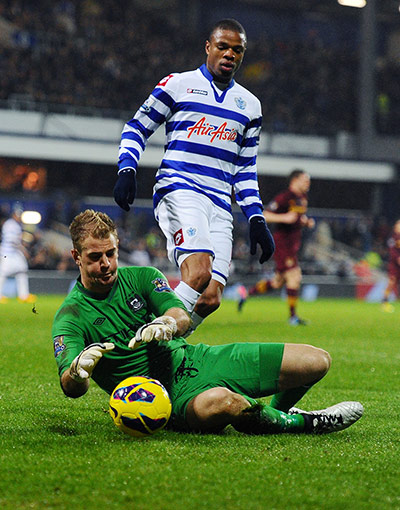 tuesday's matches 2: Joe Hart smothers the ball