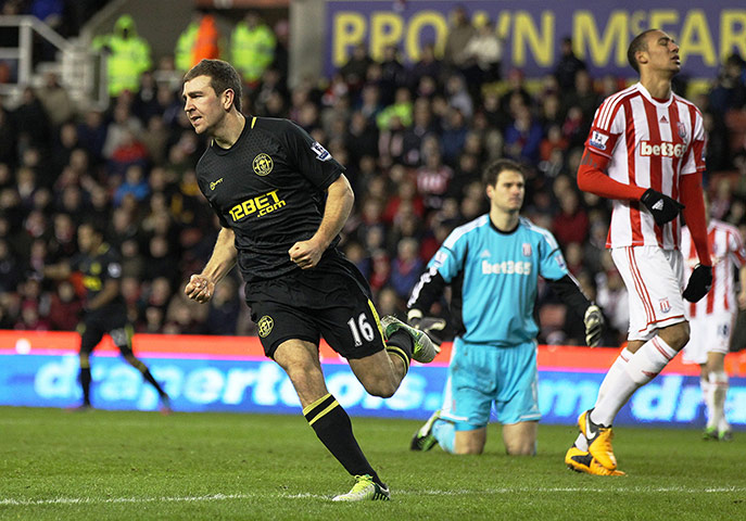 tuesday matches 3: James McArthur celebrates