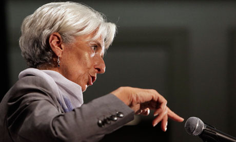 IMF Managing Director Christine Lagarde delivers remarks at CGD discussion