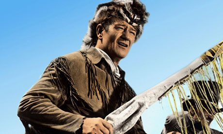 John Wayne in The Alamo