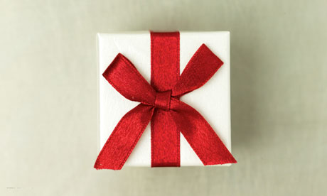 wrapped Christmas present