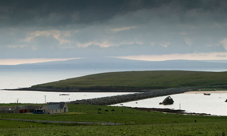One of the Churchill Barriers
