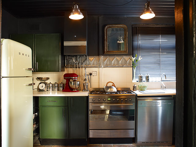 Homes: Art Deco: The kitchen of Jamie Carless and Andrea Webster's art deco house
