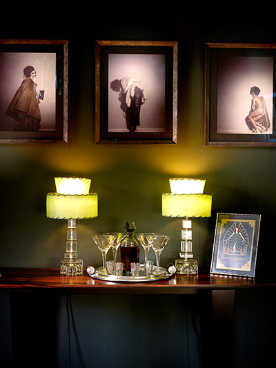 Homes: Art Deco: Paintings in Jamie Carless and Andrea Webster's art deco house