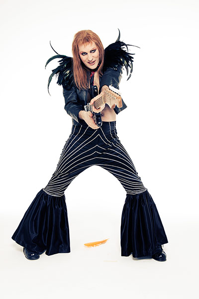 Noel Fielding - Glam: Noel Fielding dressed as Brian Eno