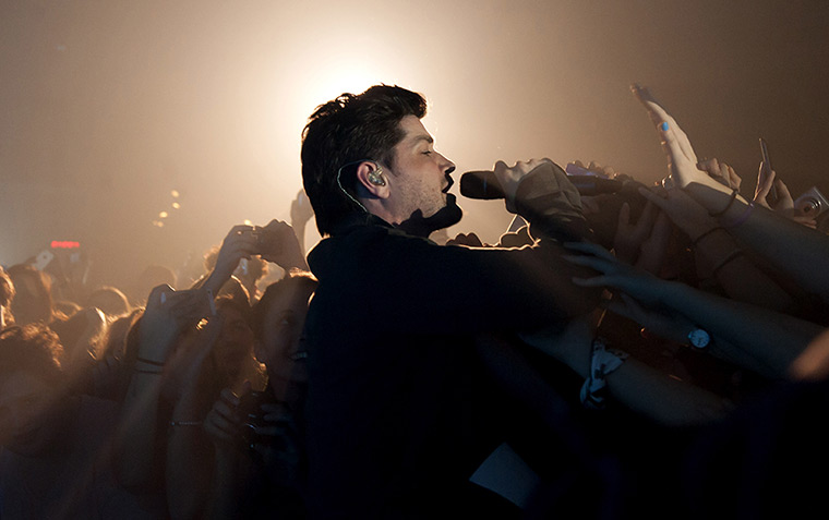 24 hours in pictures: The Script in concert, Milan, Italy - 29 Jan 2013