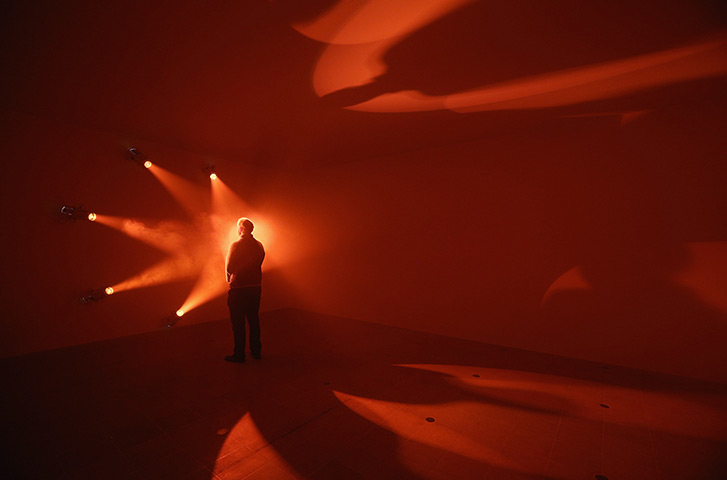 24 hours in pictures: Hayward Gallery's exhibition 'Light Show'