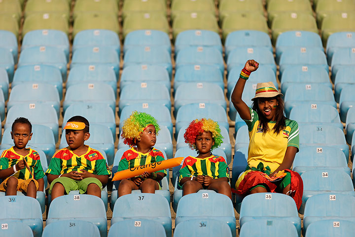 A lighter look: Ethiopia supporters