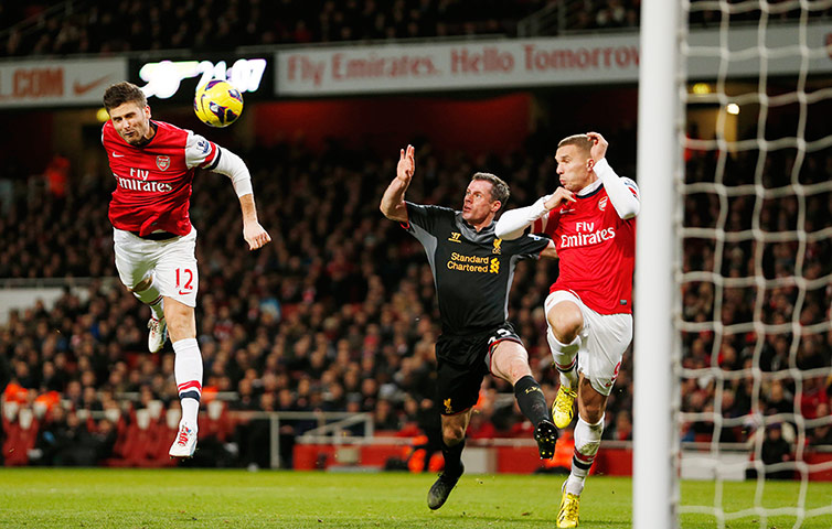 Wednesday footie 3: Oliver Giroud scores