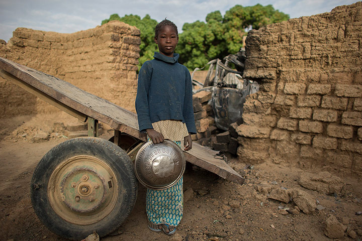 Mali children Diabaly