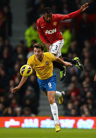 United: Manchester United's French defender Patrice Evra