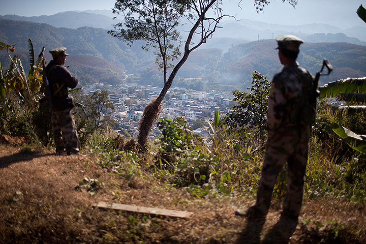 24 Hours: Laiza, Burma: Kachin Independence Army (KIA) soldiers