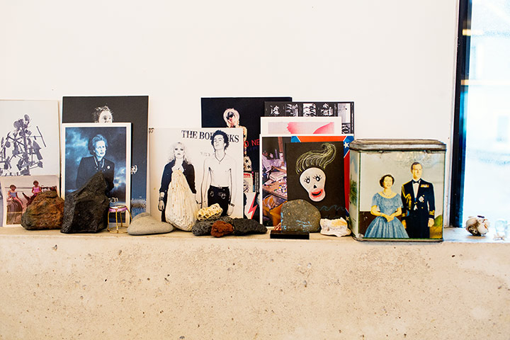 The Selby: Sue Webster: Sue's rock collection and cards