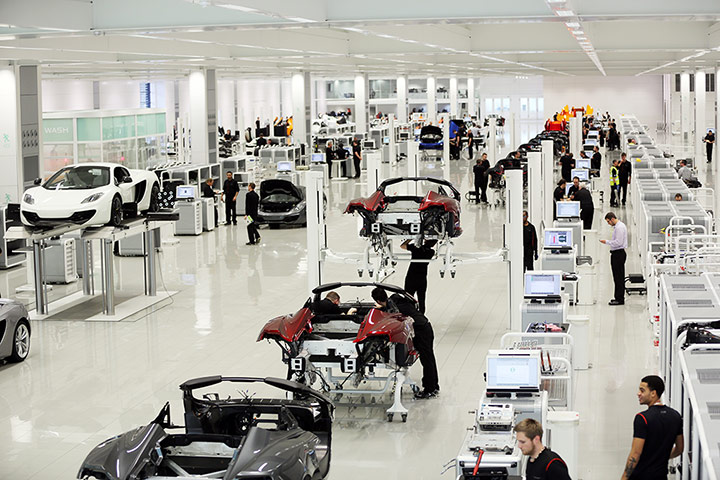 McLaren factory: Production Line