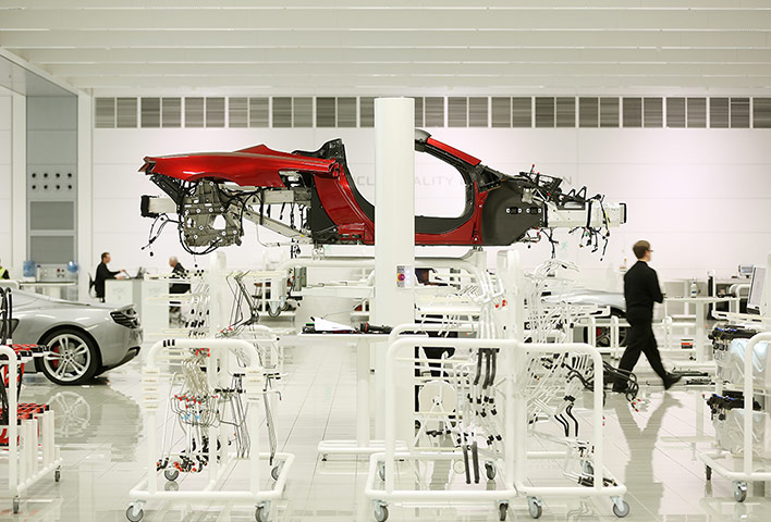 McLaren factory: High-tech