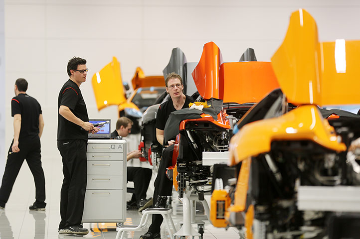 McLaren factory: precision engineering