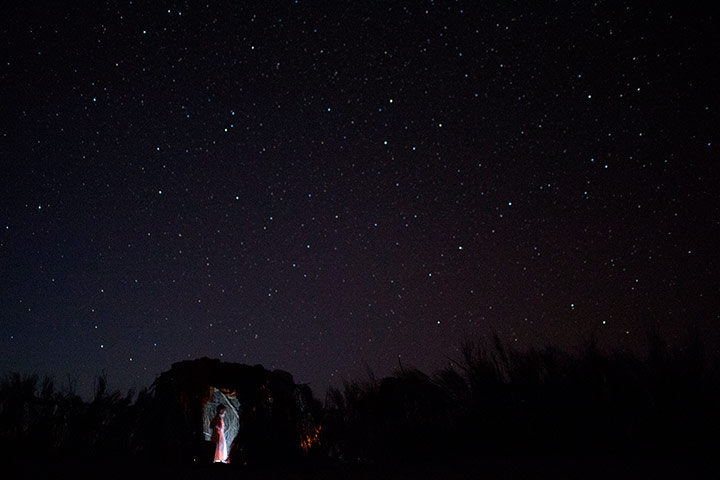 Chad Stunted Nation: Village at night