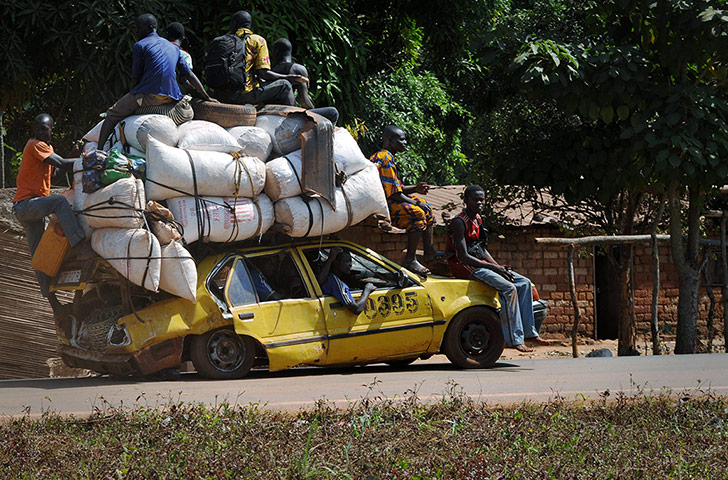 20 Photos: People look desperate to leave Damara, Central African Republic