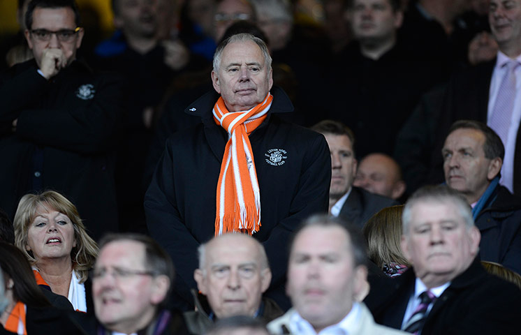 luton v wolves: Luton chairman Nick Owen 