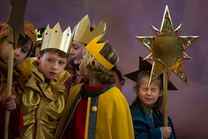 Epiphany Day: Carolers in Germany on Epiphany day