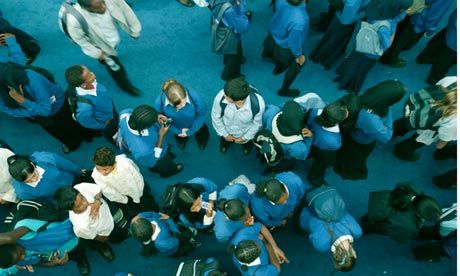 Students in playground